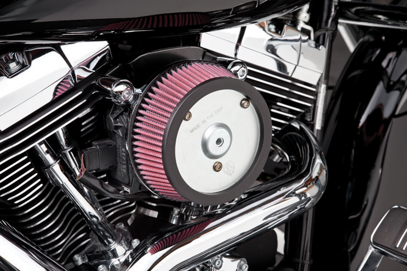 Arlen Ness Big Sucker™ Air Filter Kit Accepts OEM Covers - Hardcore Cycles Inc