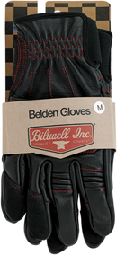 Biltwell Belden Redline Gloves - Hardcore Cycles Inc
