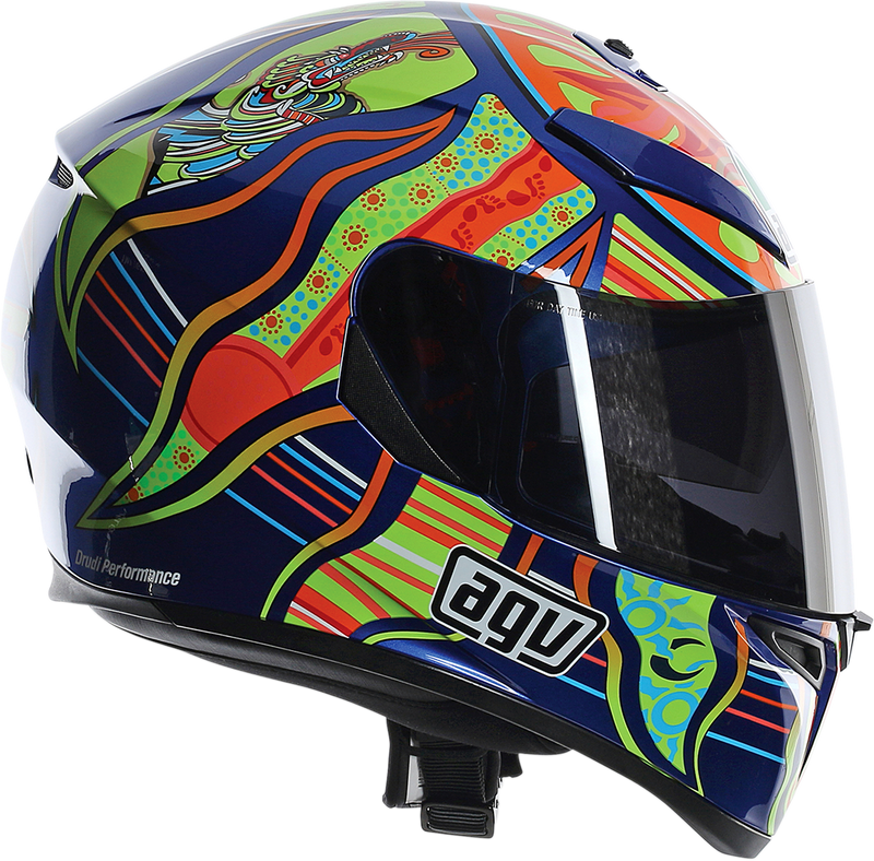 AGV K-3 SV Helmet — 5 Continents - Hardcore Cycles Inc