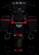 Custom Dynamics ProBEAM® Red LED Turn Signals with Red Lenses - Hardcore Cycles Inc