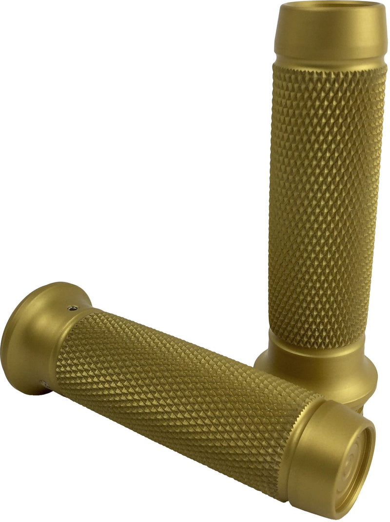 Brass Balls Knurled Grips - Hardcore Cycles Inc