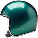 Biltwell Bonanza Helmet - Metallic Catalina Green - Hardcore Cycles Inc