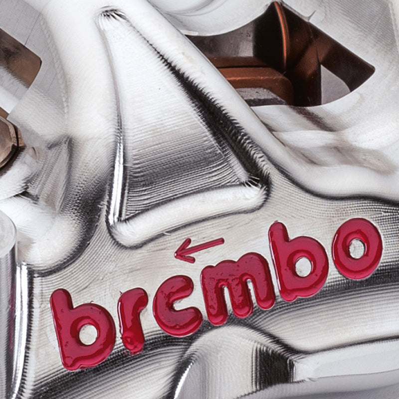 Brembo GP4-RX Front Caliper Set (Radial Mount) Nickel Plated 108mm - Hardcore Cycles Inc