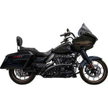 Bassani - Radial Exhaust System with Shields - Black - Hardcore Cycles Inc