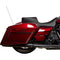 Drag Specialties Predator 2Up Seat Solar Leather Black Smooth w/o Backrest FLH '08-'23 - Hardcore Cycles Inc