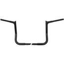 CLOSEOUT FAT BAGGERS INC.  Black 14"  1-1/4" EZ Install Pointed Top Handlebar Kit - Hardcore Cycles Inc