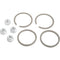 JAMES GASKET  65324-83-KW2 Exhaust Port Gasket Kit Stainless Harley 1984-2020 - Hardcore Cycles Inc