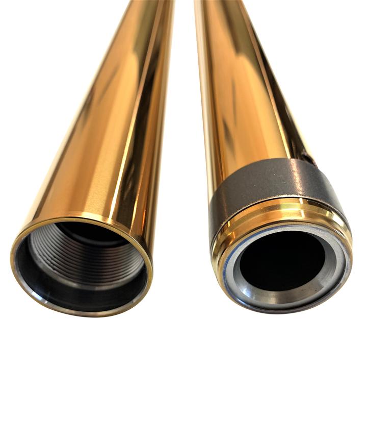 Pro One Gold Fork Tubes 39mm or 49mm - Hardcore Cycles Inc