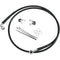 Closeout DRAG SPECIALTIES  Front Brake Line FXST/DWG 84-05 Black - Hardcore Cycles Inc
