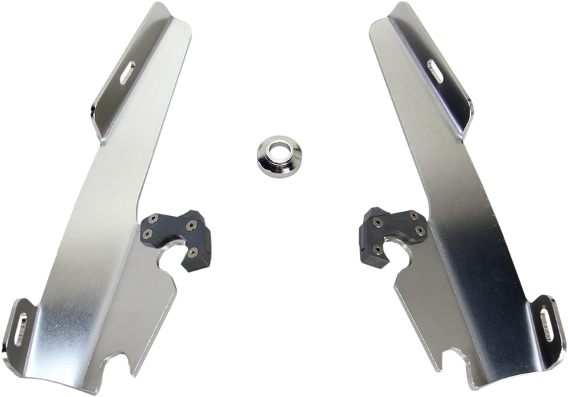 Memphis Shades Batwing Fairing Trigger Lock Plate Only Mount Kit - Hardcore Cycles Inc