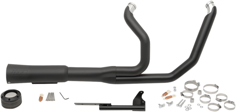 Supertrapp FatShot 2-into-1 Exhaust System for Dyna - Hardcore Cycles Inc