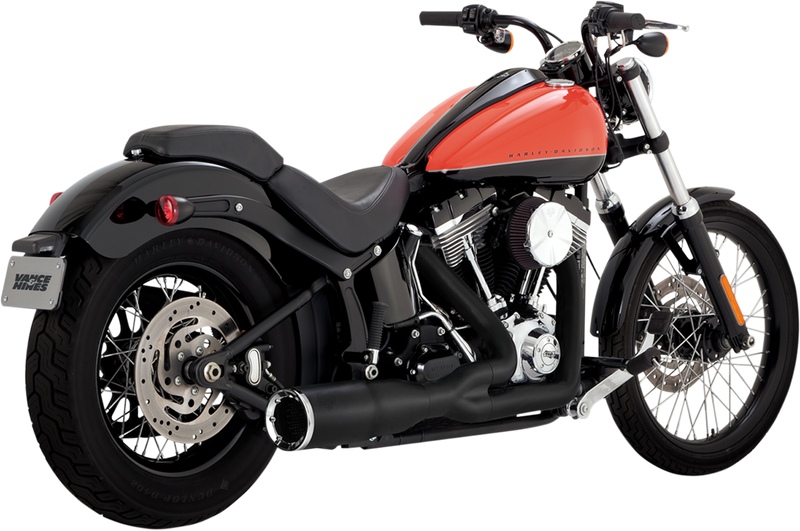 Vance & Hines Hi-Output 2-into-1 Short Exhaust System - Hardcore Cycles Inc