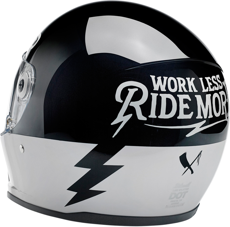 Biltwell Lane Splitter Helmet — Rusty Butcher - Hardcore Cycles Inc