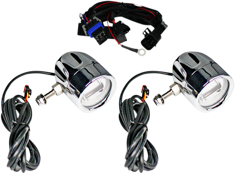 Custom Dynamics ProBEAM® LED Halo Fog Lamps - Hardcore Cycles Inc