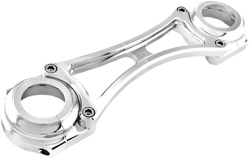 Performance Machine Billet Aluminum Fork Brace — Chrome - Hardcore Cycles Inc