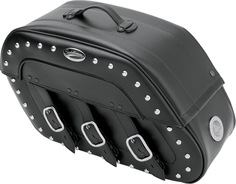 Saddlemen S4 Desperado Rigid-Mount Specific-Fit Quick-Disconnect Saddlebags with Integrated LED Marker Lights for Yamaha - Hardcore Cycles Inc