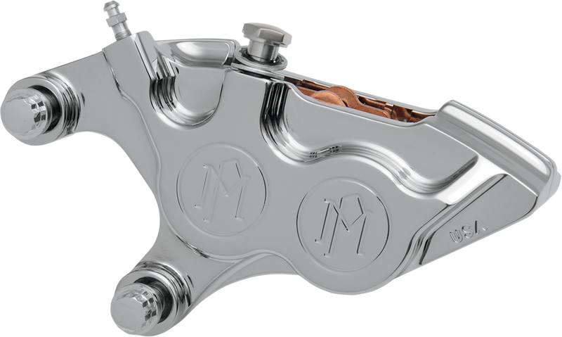 Performance MachineFront Four-piston Caliper For 300mm Rotors - Hardcore Cycles Inc