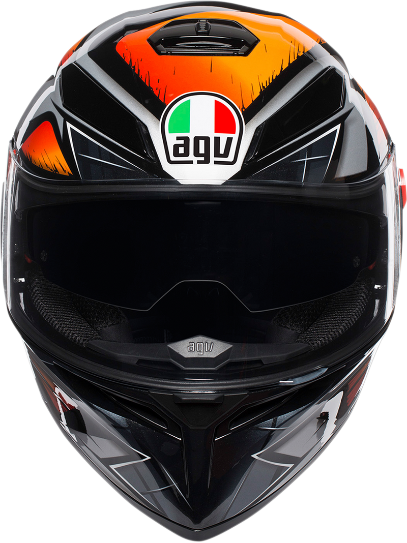 AGV K-3 SV Helmet — Liquefy - Hardcore Cycles Inc
