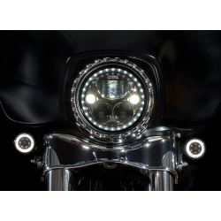 Custom Dynamics PROBEAM® DYNAMIC RINGZ™ TURN SIGNALS WITH SMOKED LENSES - Hardcore Cycles Inc