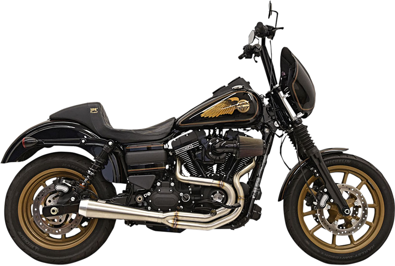 Bassani Greg Lutzka Edition 2-into-1 Exhaust System for Dyna Glide - Hardcore Cycles Inc
