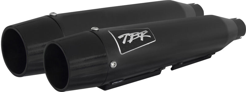 TBR COMP S SLIP-ON DYNA/SPORTSTER W/CF END CAP - Hardcore Cycles Inc