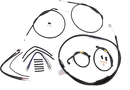 Burly Handlebar Cable and Brake Line Kit for Wide Glide Gorilla Handlebars - Hardcore Cycles Inc
