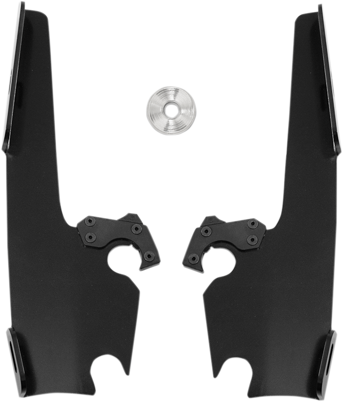 Memphis Shades Batwing Fairing Trigger Lock Plate Only Mount Kit - Hardcore Cycles Inc