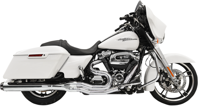 Bassani B4 2-into-1 Exhaust System for Bagger - Hardcore Cycles Inc