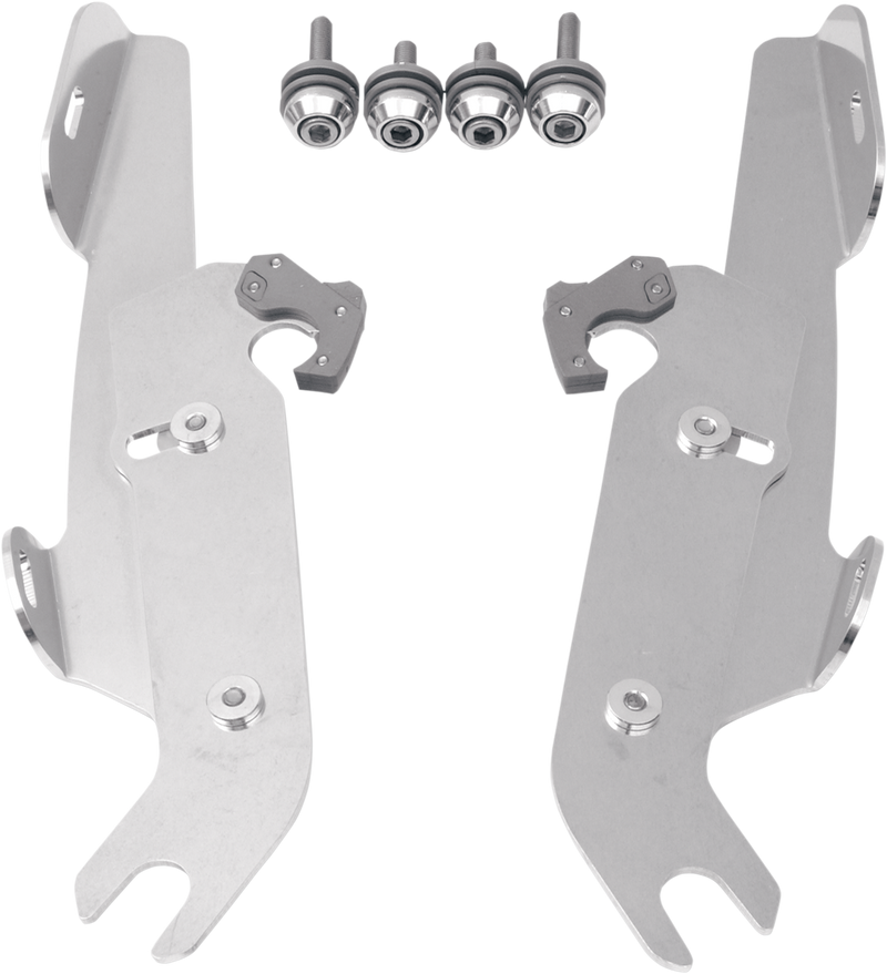 Memphis Shades Fats/Slim Windshield Trigger-Lock Complete Mount Kit - Hardcore Cycles Inc