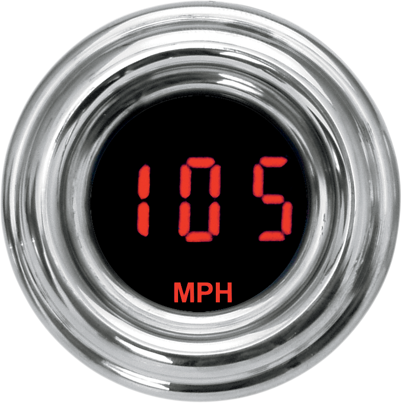 Dakota Digital 4000 Series Mini Gauge — Digital Odometer/Digital Speedometer/Tripmeter - Hardcore Cycles Inc