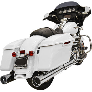 Bassani DNT Straight Can Slip-On Mufflers 17+ Bagger - Hardcore Cycles Inc