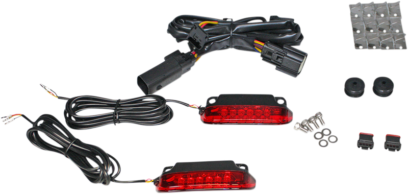 Custom Dynamics Luggage Rack LED Light Bar - Hardcore Cycles Inc