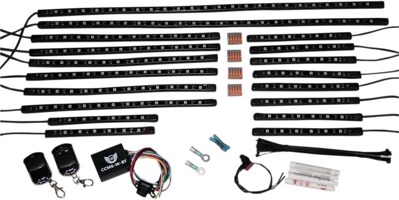 Custom Dynamics Magical Wizards™ Heavy Duty Off-Road LED Accent Light Kit - Hardcore Cycles Inc