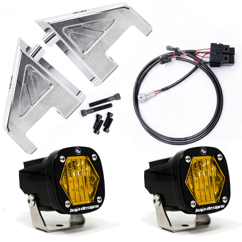 Road Glide Billet S1 Pod Front Turn Signal Kit - Hardcore Cycles Inc