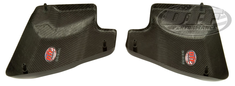 DTF True Carbon Fiber OEM Side Covers - Hardcore Cycles Inc