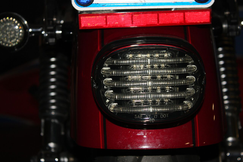 Custom Dynamics ProBEAM® Low-Profile LED Taillight Kit — with No Tag Light - Hardcore Cycles Inc