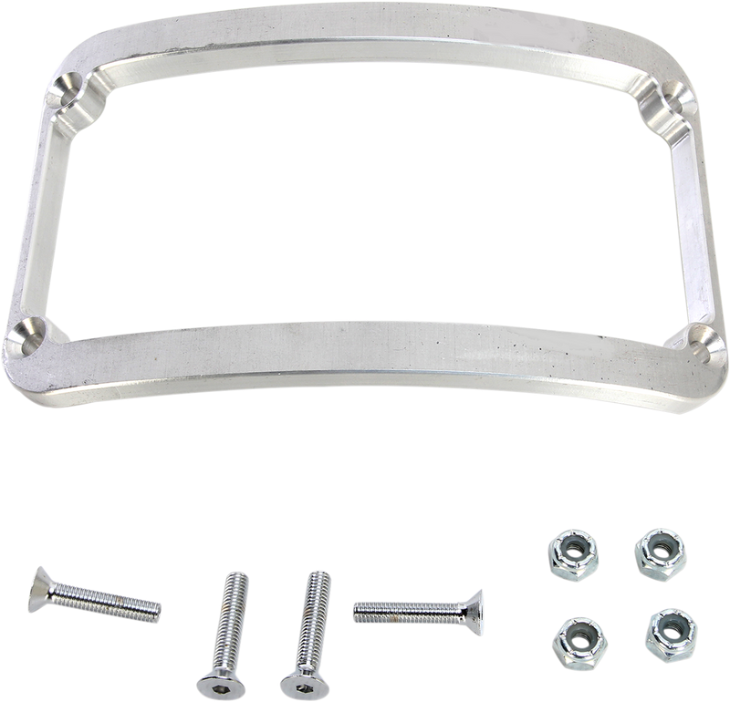 Klock Werks WFB™ Benchmark Stretched Rear Fender License Plate Frame - Hardcore Cycles Inc