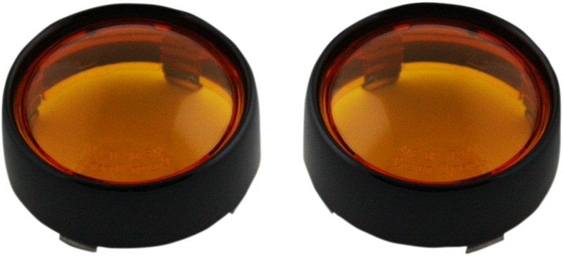 Custom Dynamics Bezel/Lenses for ProBEAM® Bullet Turn Signals - Hardcore Cycles Inc
