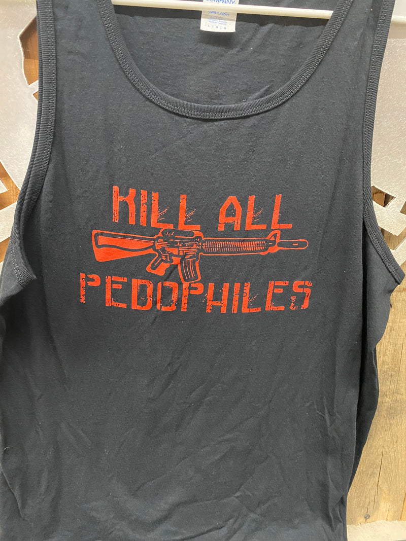 Kill Pedophiles Tank Top - Hardcore Cycles Inc
