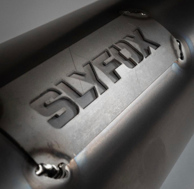 Slyfox Bassani 2-1 Titanium / Stainless Exhaust for Harley M8 Bagger - Hardcore Cycles Inc