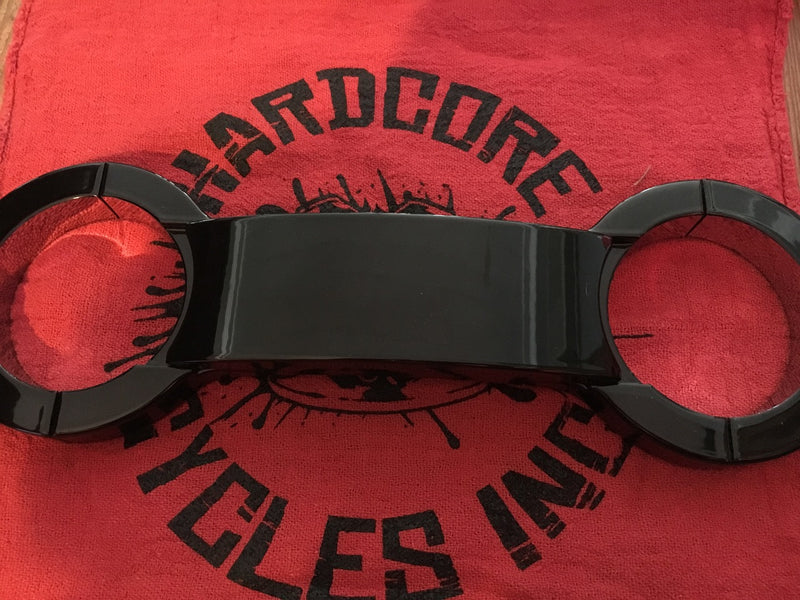 49mm Fork Brace Gloss Black - Hardcore Cycles Inc