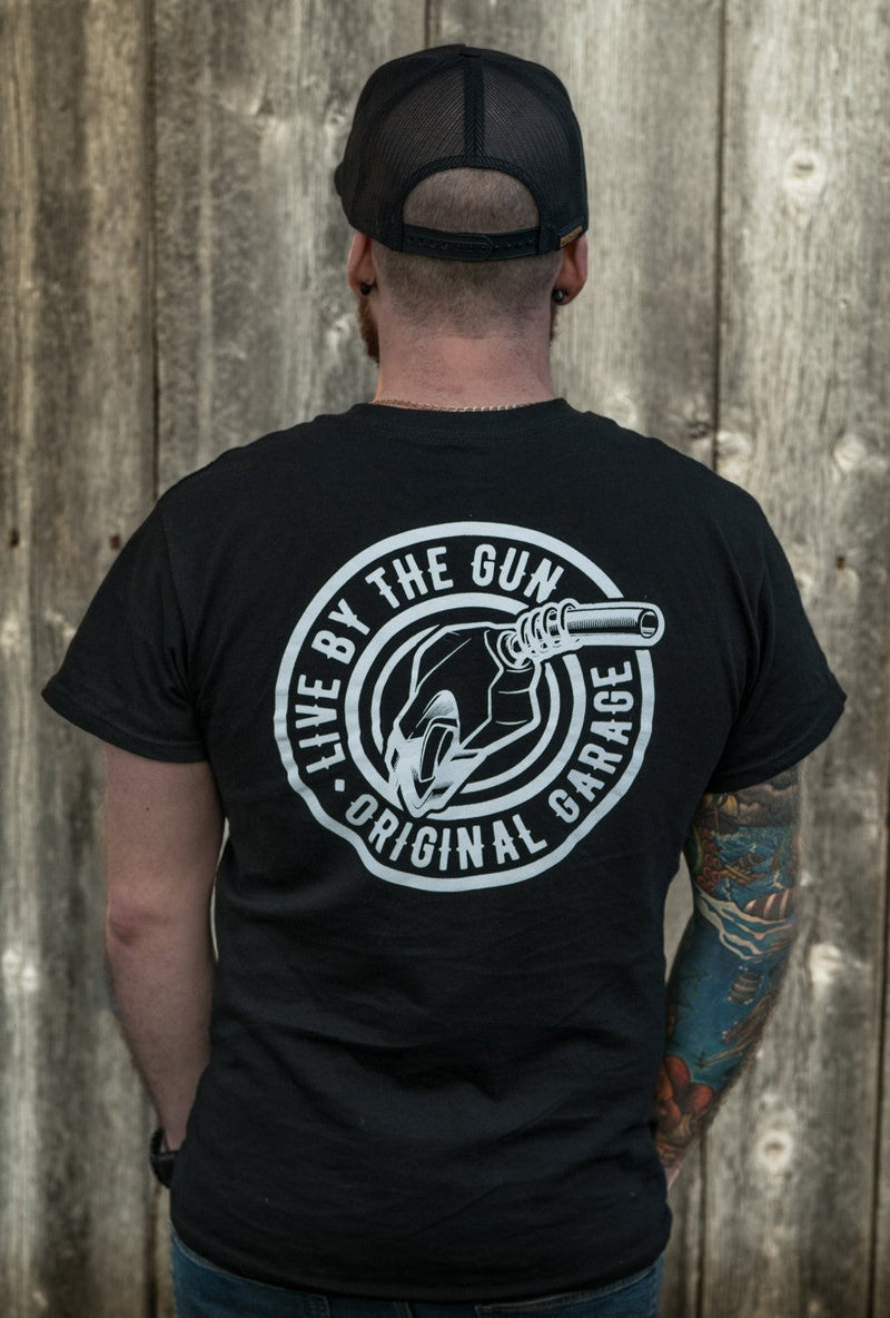 Live By The Gun Tee - Hardcore Cycles Inc