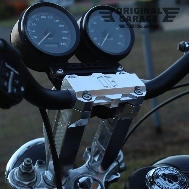 Harley Davidson 6.5 Straight Risers Sportster Softail FXLRS FXLRST Road Glide Street Glide