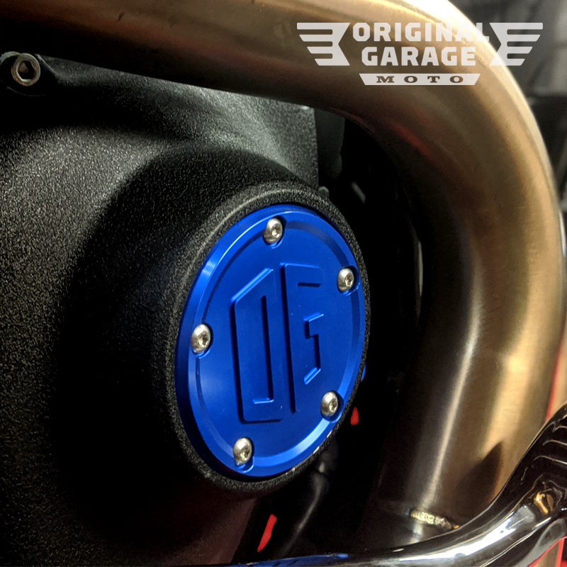 OG Twin Cam Points Cover - Blue - Original Garage Moto