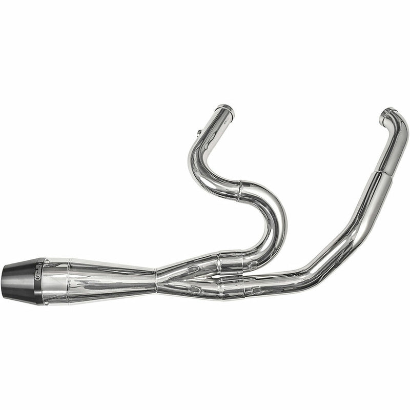 Sawicki 2-1 Shorty Stainless Exhaust for 2017-2020 Harley Touring Polished - Hardcore Cycles Inc