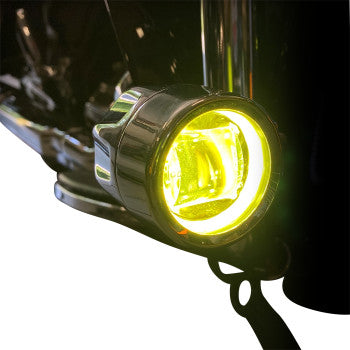 Custom Dynamics ProBeam LED Halo Fog Lights Universal - Hardcore Cycles Inc