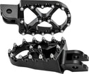 FLO  V2 MX STYLE FOR HARLEY DAVIDSON DYNA FXR SPORTSTER Foot Pegs - Hardcore Cycles Inc