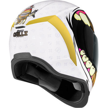 ICON Airform Grillz Helmet-White - Hardcore Cycles Inc