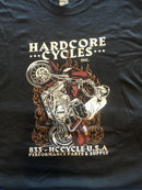 Hardcore Cycles Shirt Bagger in Flames - Hardcore Cycles Inc