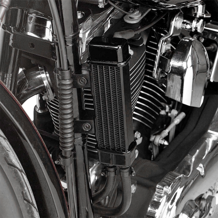 JAGG VERTICAL FRAME-MOUNT OIL COOLER KITS - Hardcore Cycles Inc